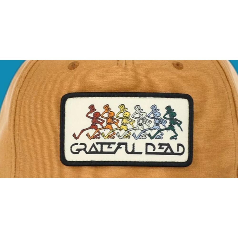 Grateful Dead Band Dancing Skeleton Men's Snapback Adjustable Hat One Size NEW - Picture 3 of 4